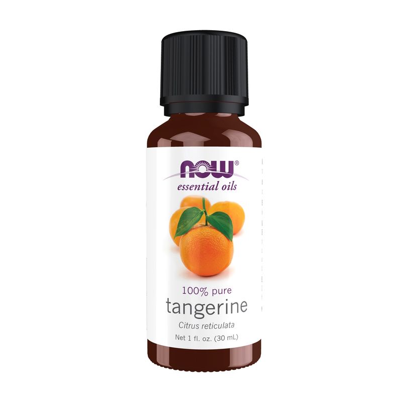 NOW Essential Oils, Tangerine Oil, Cheerful Aromatherapy Scent, Cold Pressed, 100% Pure, Vegan, Child Resistant Cap, 1-Ounce NOW Essential Oils, Tangerine Oil, Cheerful Aromatherapy Scent, Cold Pressed, 100% Pure, Vegan, Child Resistant Cap, 1-Ounce