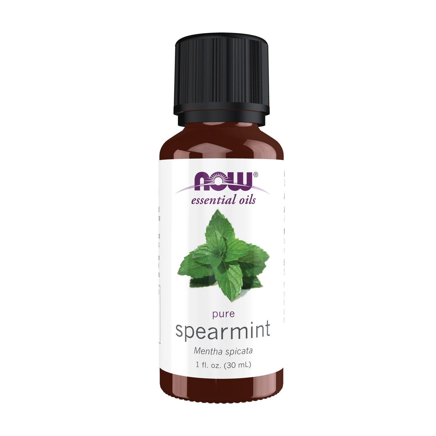 NOW Essential Oils, Spearmint Oil, Stimulating Aromatherapy Scent, Steam Distilled, Vegan, Child Resistant Cap, 1-Ounce NOW Essential Oils, Spearmint Oil, Stimulating Aromatherapy Scent, Steam Distilled, Vegan, Child Resistant Cap, 1-Ounce