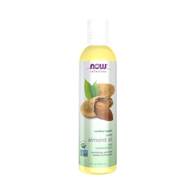 Now Solutions , Sweet Almond Oil, Organic - 8 Fl. Oz. Now Solutions , Sweet Almond Oil, Organic - 8 Fl. Oz.