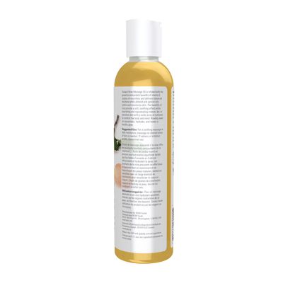 NOW Solutions, Tranquil Rose Massage Oil, Body Moisturizer for Dry Sensitive Skin, Promotes Healthy-Looking Skin, 8-Ounce