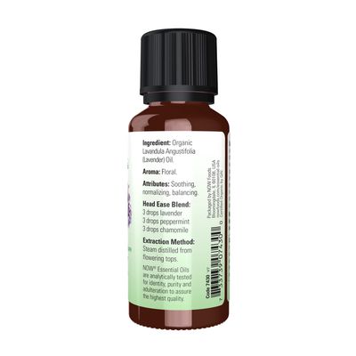 Now Essential Oils , Lavender Oil, Organic - 1 Fl. Oz.
