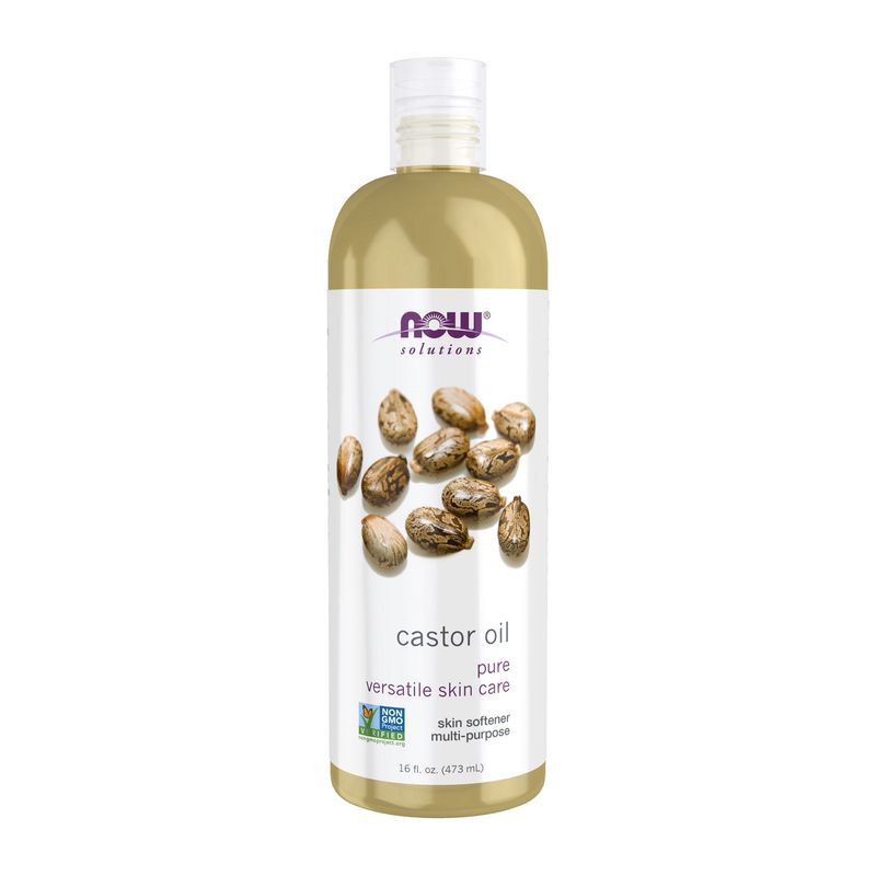 NOW Solutions, Castor Oil, Pure Versatile Skin Care, Multi-Purpose Skin Softener, 16-Ounce NOW Solutions, Castor Oil, Pure Versatile Skin Care, Multi-Purpose Skin Softener, 16-Ounce
