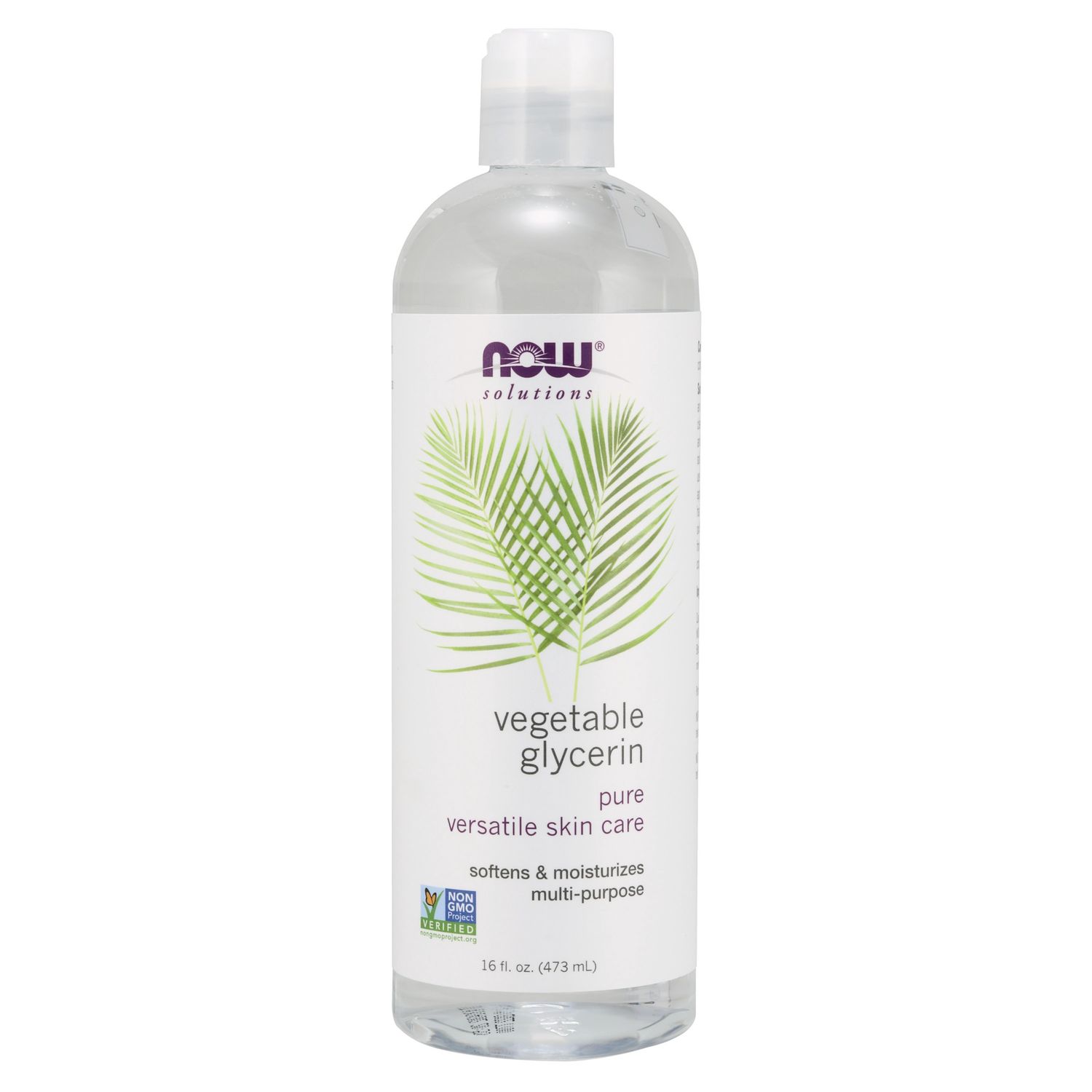 NOW Solutions, Vegetable Glycerin, Pure, Versatile Skin Care, Softening and Moisturizing, 16-Ounce NOW Solutions, Vegetable Glycerin, Pure, Versatile Skin Care, Softening and Moisturizing, 16-Ounce