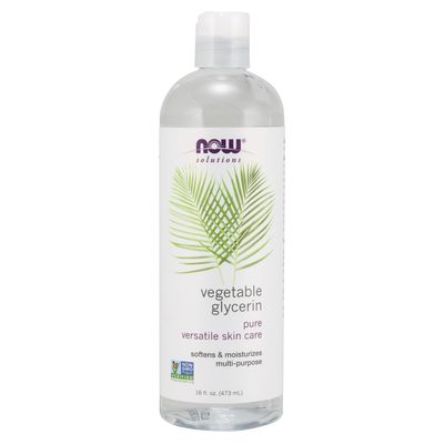 NOW Solutions, Vegetable Glycerin, Pure, Versatile Skin Care, Softening and Moisturizing, 16-Ounce NOW Solutions, Vegetable Glycerin, Pure, Versatile Skin Care, Softening and Moisturizing, 16-Ounce