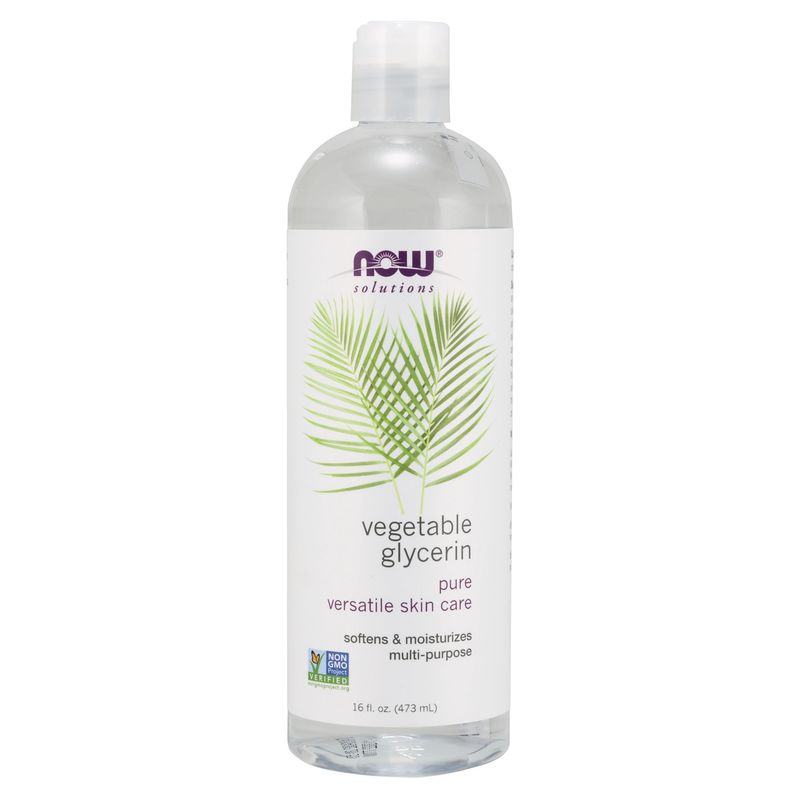 NOW Solutions, Vegetable Glycerin, Pure, Versatile Skin Care, Softening and Moisturizing, 16-Ounce NOW Solutions, Vegetable Glycerin, Pure, Versatile Skin Care, Softening and Moisturizing, 16-Ounce