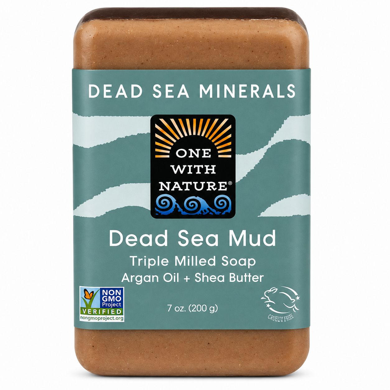 One With Nature, Dead Sea Mineral Soap Bar, Dead Sea Mud, Fragrance-Free, 7 Oz One With Nature, Dead Sea Mineral Soap Bar, Dead Sea Mud, Fragrance-Free, 7 Oz