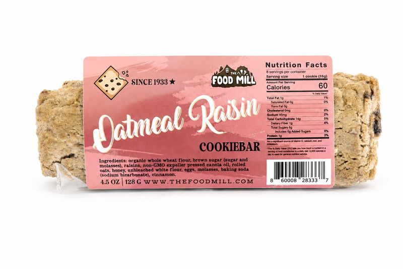 The Food Mill , Oatmeal Raisin Cookie Bar 4.5 oz