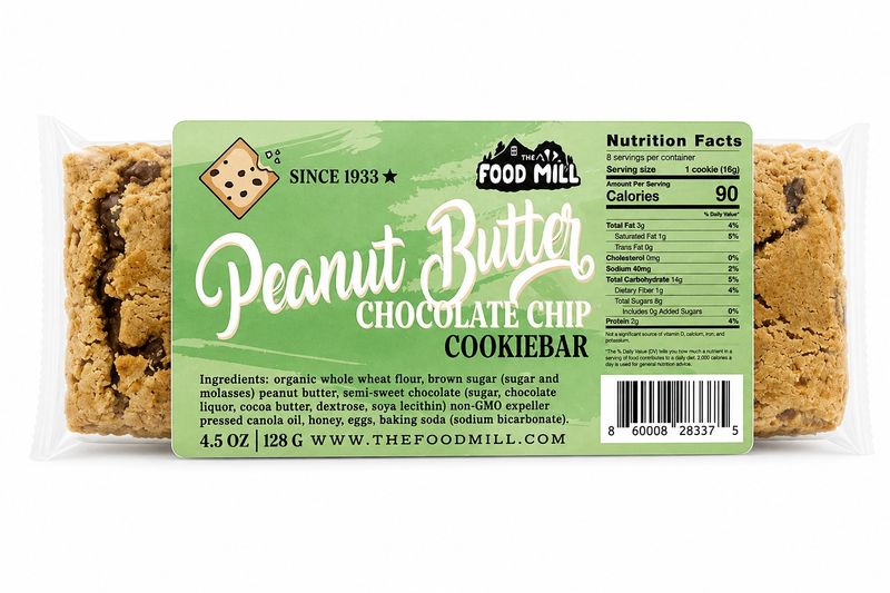 The Food Mill , Peanut Butter Chocolate Chip Cookie Bar