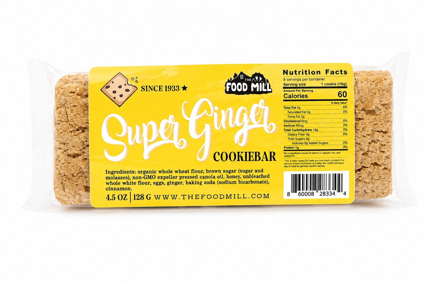 The Food Mill , Super Ginger Cookie Bar