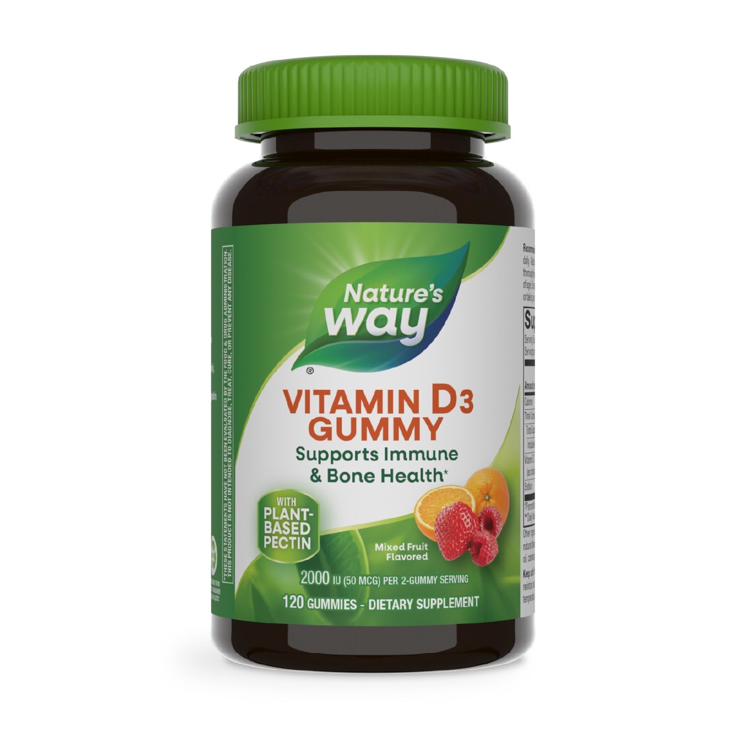 Natures Way , Nature's Way Vitamin D3 Gummies, 120 Count, GUMMY: 120 gummies