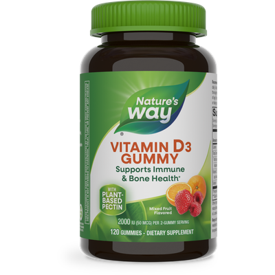 Natures Way , Vitamin D3 Gummies, 120 Count Natures Way , Vitamin D3 Gummies, 120 Count