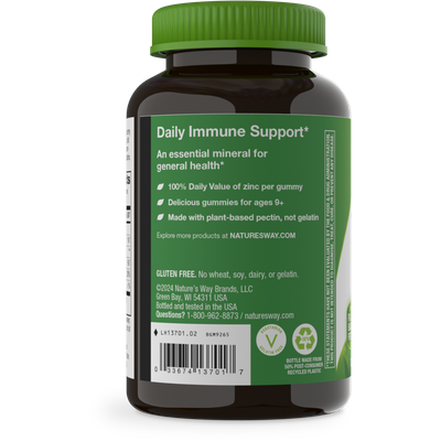 Natures Way , Zinc Gummies