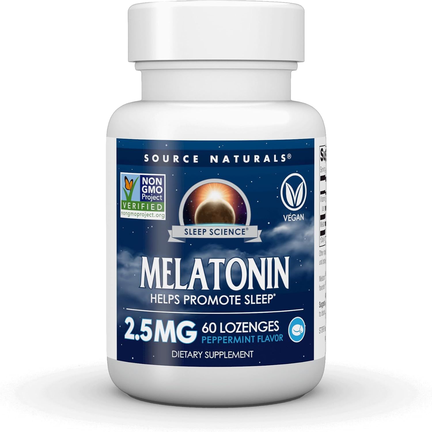 Source Naturals , Sleep Science Melatonin 2.5Mg Peppermint 60 Loz Source Naturals , Sleep Science Melatonin 2.5Mg Peppermint 60 Loz