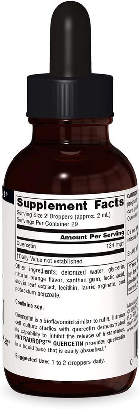 Source Naturals , Quercetin Nutradrops, Seasonal Bioflavonoid Complex