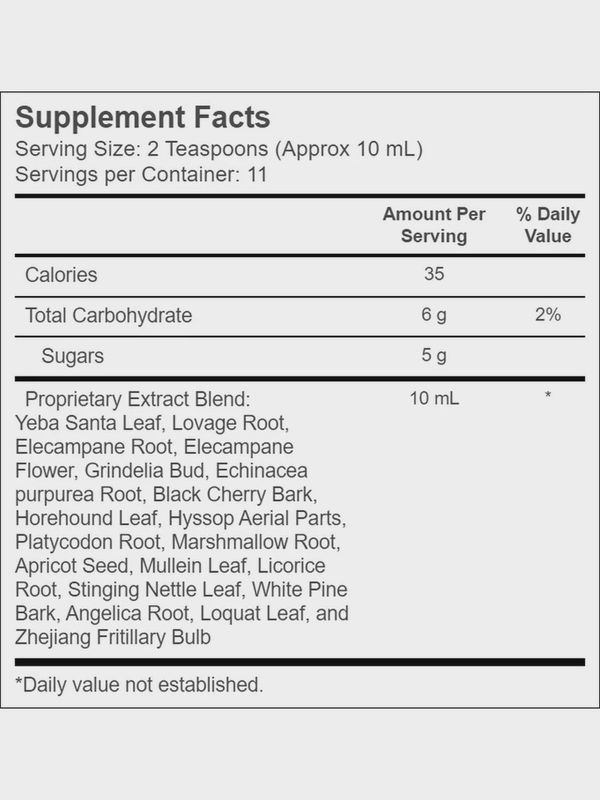 Planetary Herbals , Dr. Tierra's Wild Cherry Bark Syrup