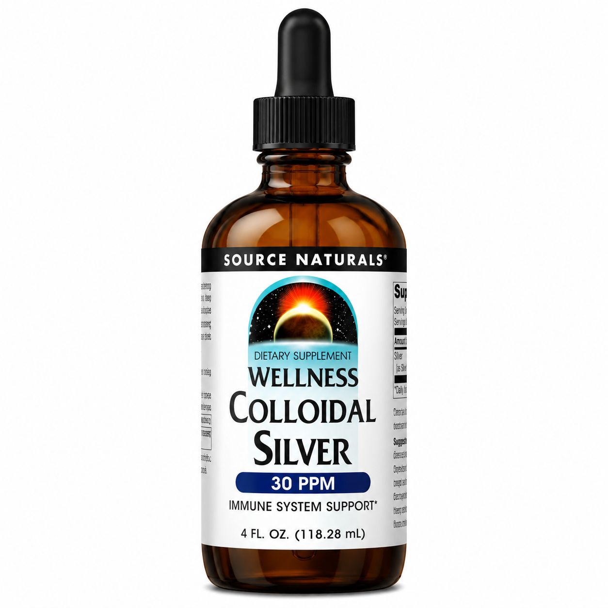 Source Naturals , Wellness Colloidal Silver 30Ppm 4oz Source Naturals , Wellness Colloidal Silver 30Ppm 4oz