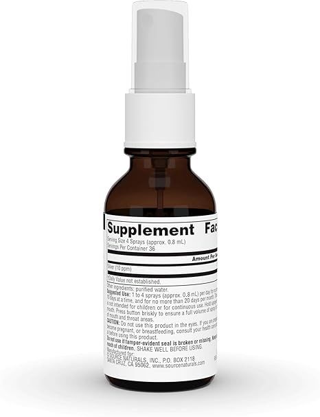 Source Naturals Colloidal Silver Spray 10 ppm
