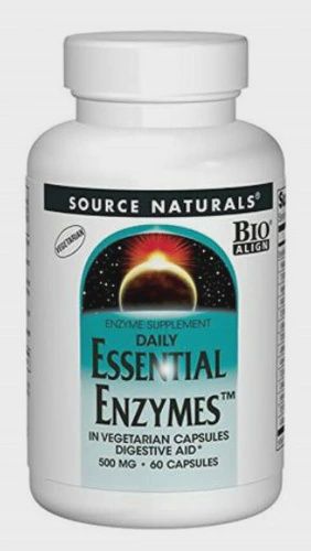 Source Naturals , Daily Essential Enzymes - 500 Mg Source Naturals , Daily Essential Enzymes - 500 Mg, CAPVEGI: 60