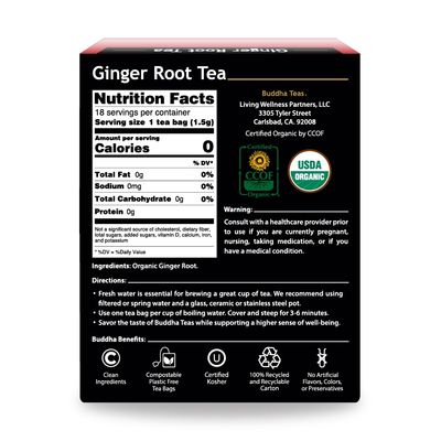 BUDDHA TEAS , Ginger Root Tea