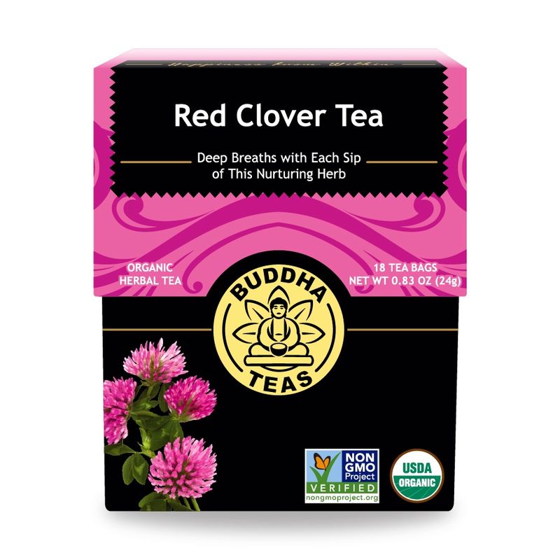 BUDDHA TEAS , Red Clover Tea BUDDHA TEAS , Red Clover Tea