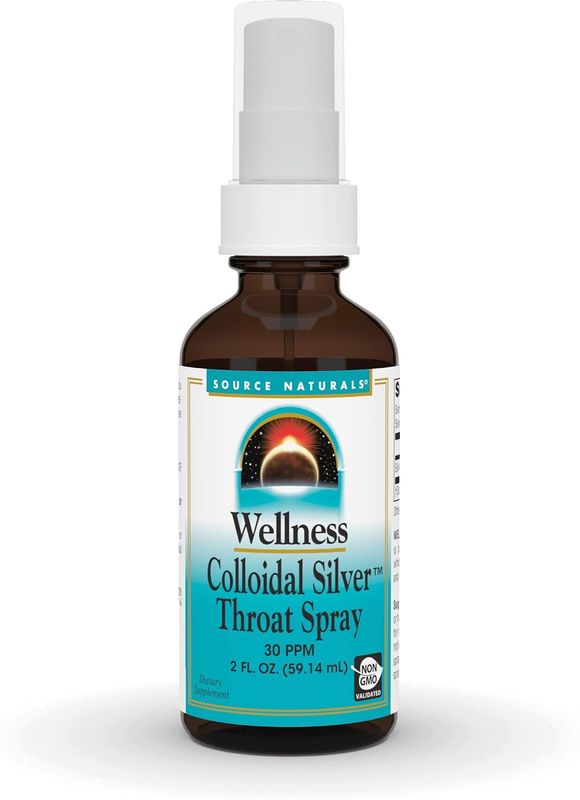 Source Naturals , Colloidal Silver Throat Spray, 30 Ppm, 2 Fl oz