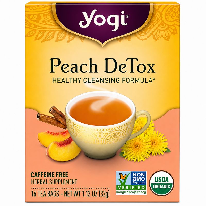 YOGI TEA , Peach DeTox