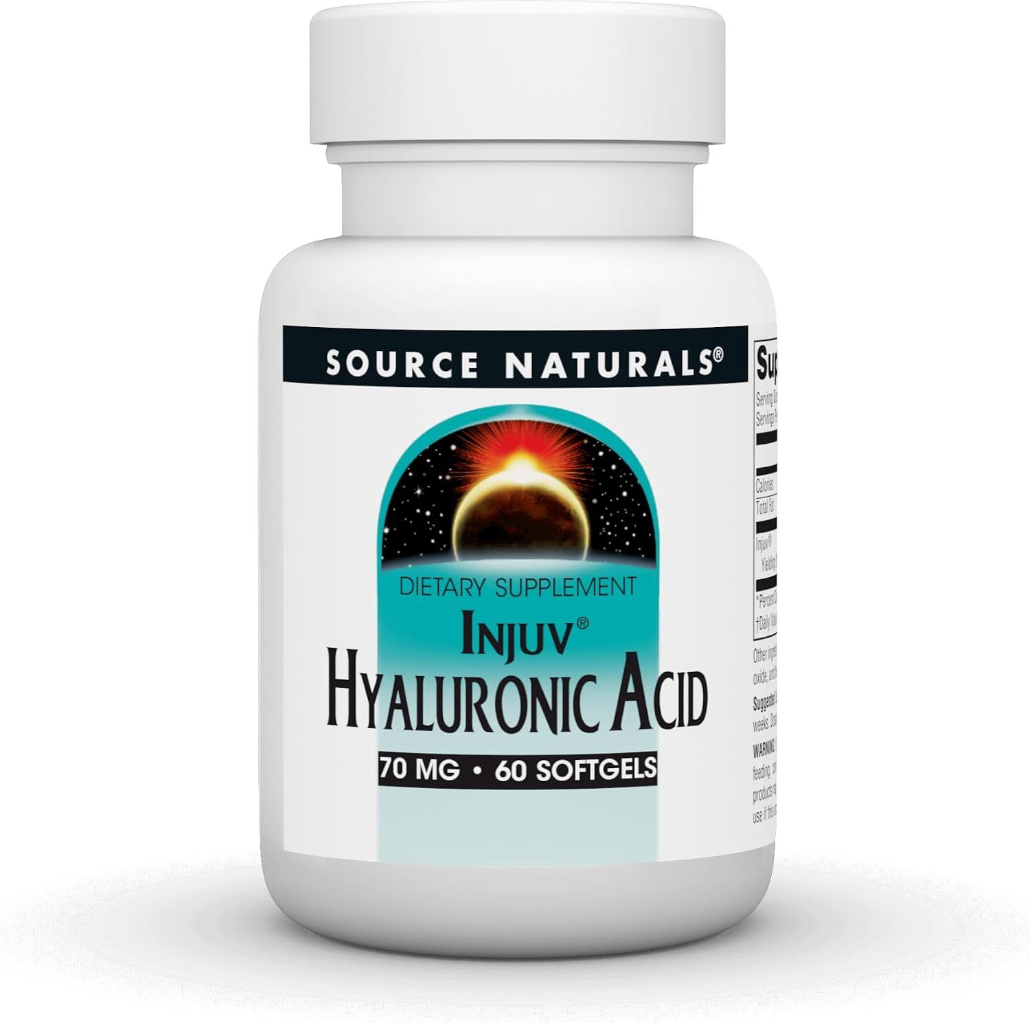 Source Naturals , Injuv Hyaluronic Acid, 70 Mg, 60 Softgels