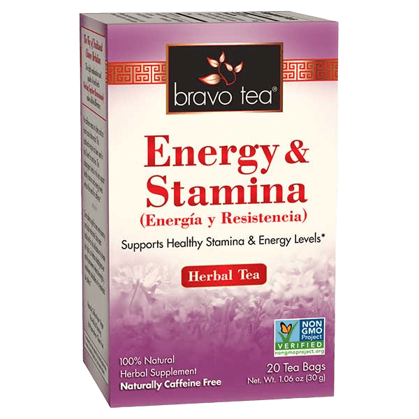BRAVO TEA , Energy & Stamina Tea, BAG: 20