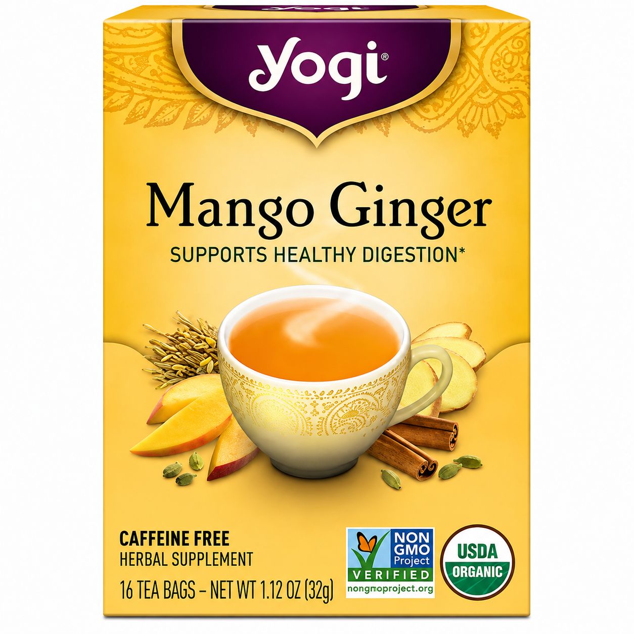 YOGI TEA , Mango Ginger YOGI TEA , Mango Ginger