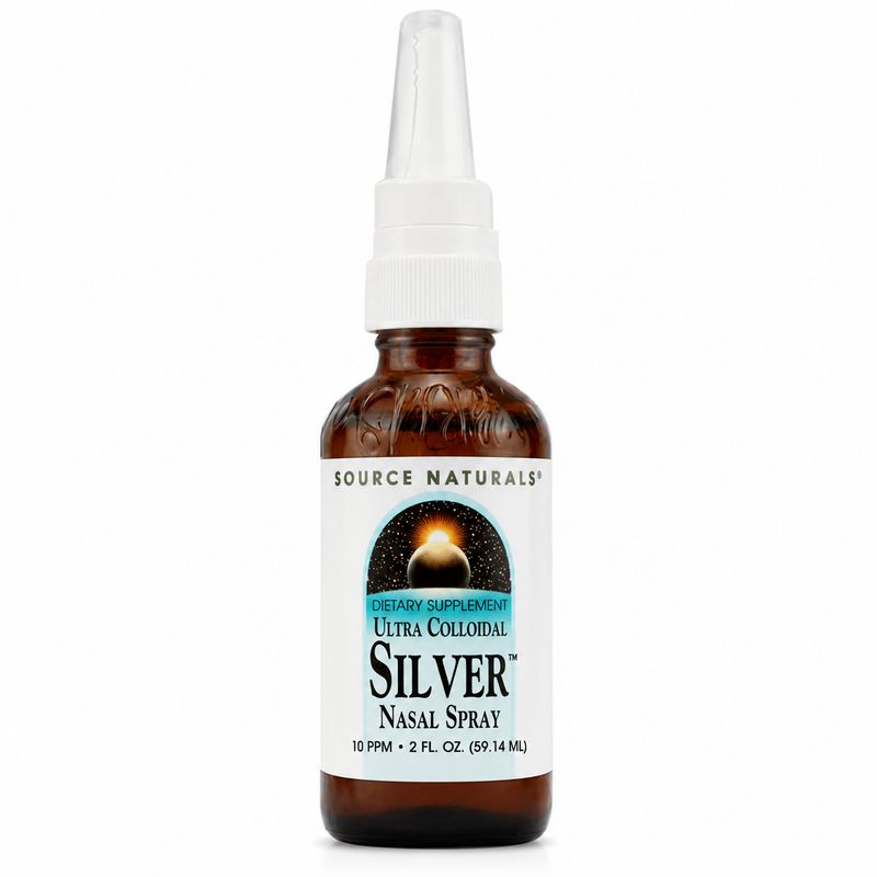 Source Naturals , Ultra Colloidal Silver Nasal Spray -- 10 Ppm - 2 Fl oz Source Naturals , Ultra Colloidal Silver Nasal Spray -- 10 Ppm - 2 Fl oz