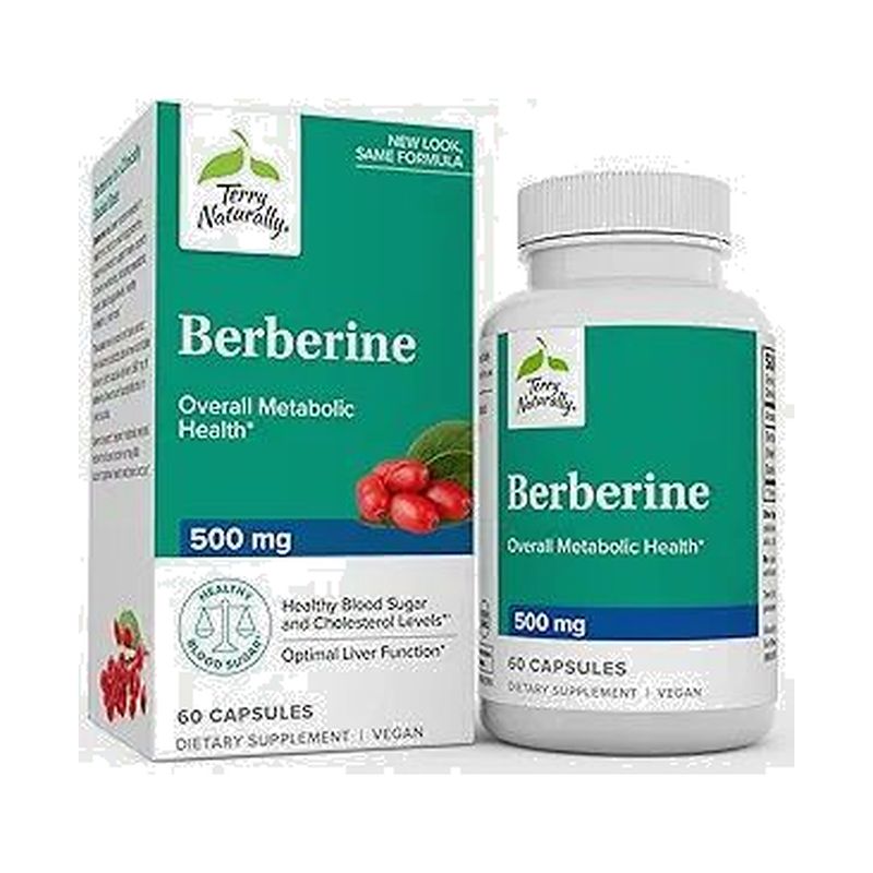 Terry Naturally, Berberine, 500 Mg, 60 Caps Terry Naturally, Berberine, 500 Mg, 60 Caps