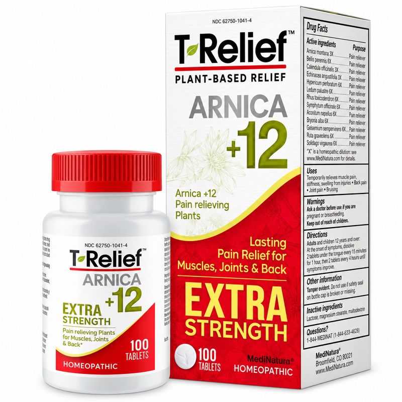 Medinatura , Arnica +12, Extra Strength, 100 Tablets
