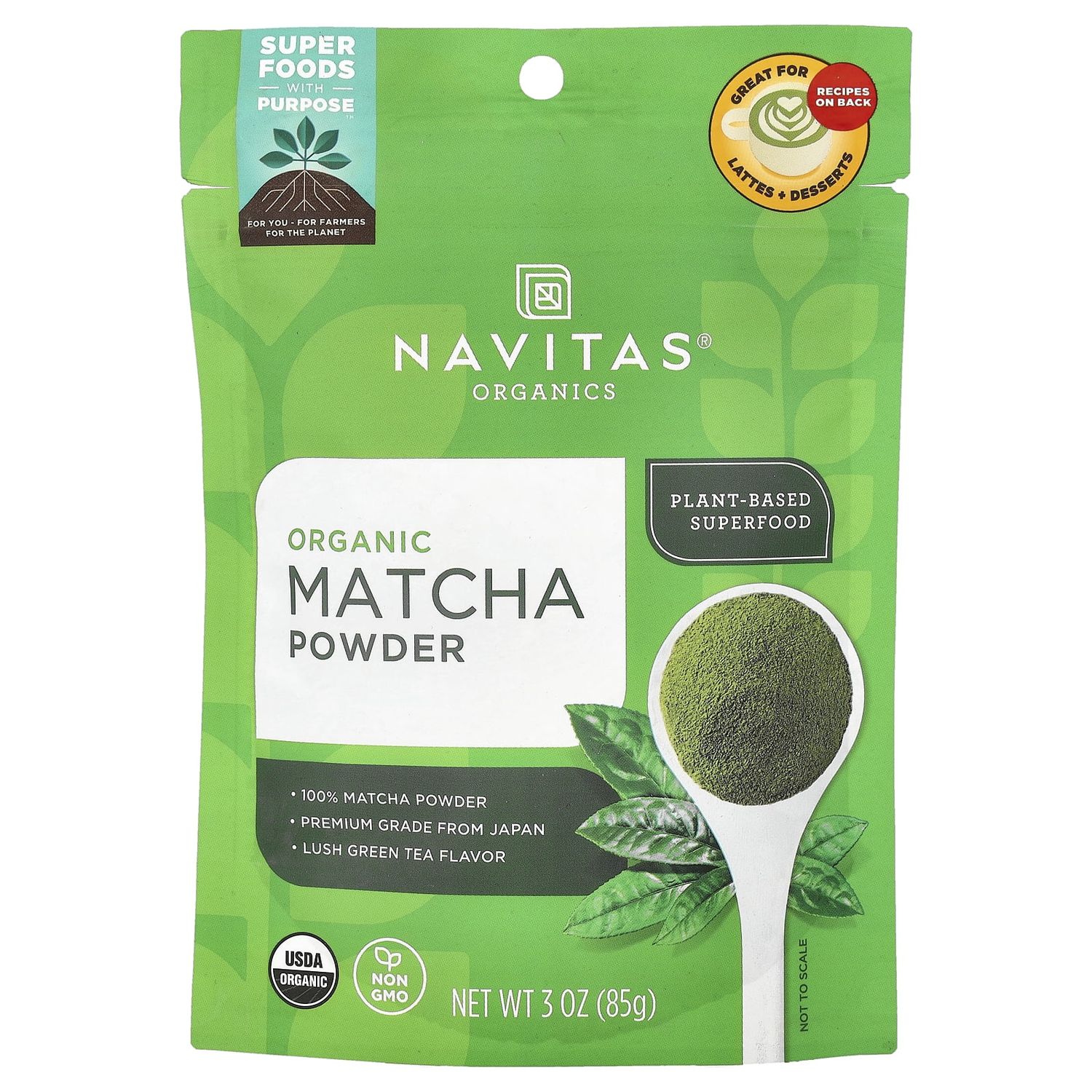 Navitas , Navitas Organics Matcha Powder- 3oz Navitas , Navitas Organics Matcha Powder- 3oz