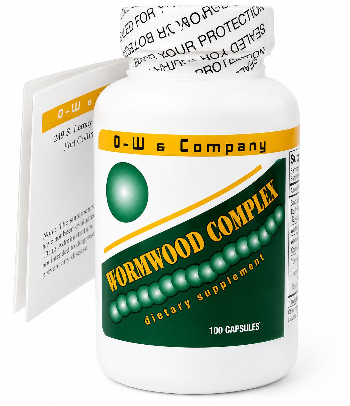 O. W. Bionics , Wormwood Complex 1G 100 Cap