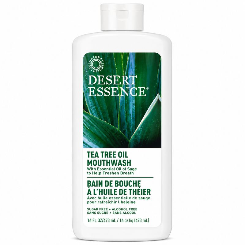 Desert Essence , Tea Tree Oil Mouthwash Spearmint, 8 Fl Oz Desert Essence , Tea Tree Oil Mouthwash Spearmint, 8 Fl Oz