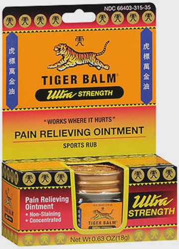 Tiger Balm , Tiger Balm Ultra Strength Ointment 0.63 Oz., Size: .63 oz
