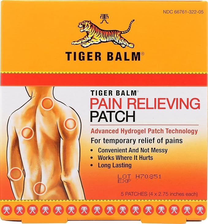 Tiger Balm , Tiger Balm Pain Relieving Patch - 5Ct Tiger Balm , Tiger Balm Pain Relieving Patch - 5Ct, Size: 5 patches