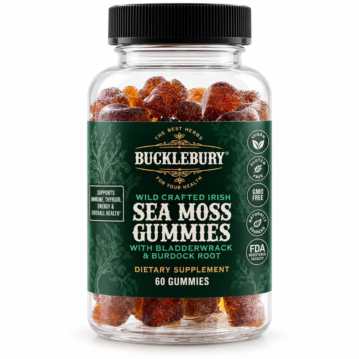 Buckleberry , Buckleberry Sea Moss Gummies Buckleberry , Buckleberry Sea Moss Gummies