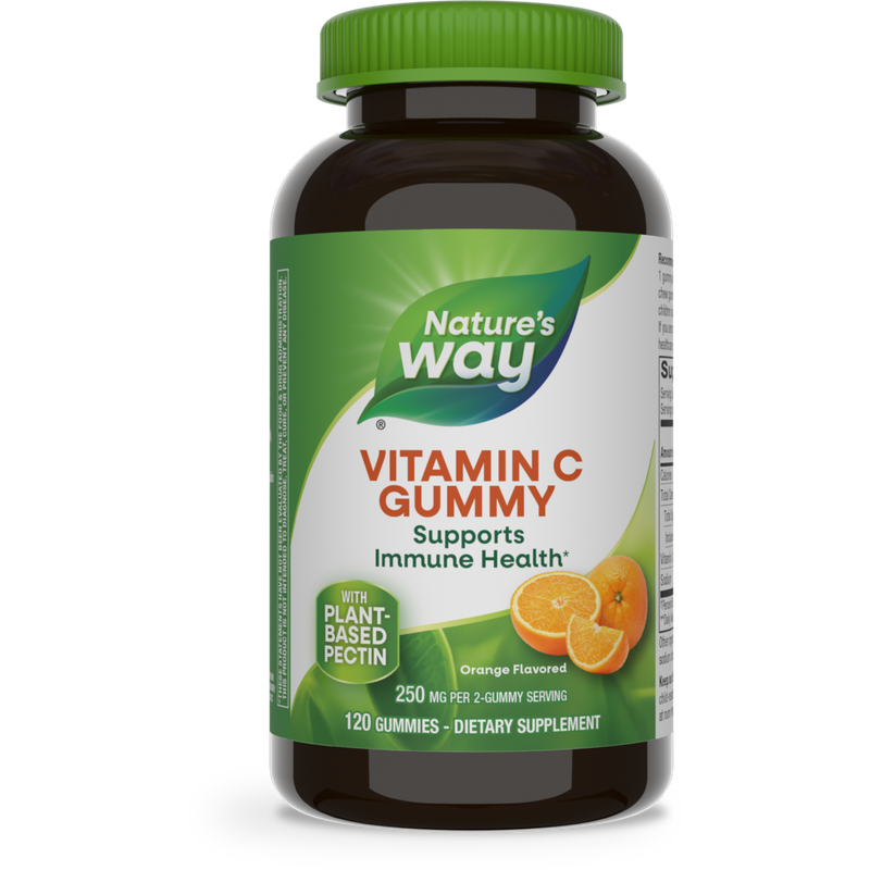 Nature's Way, Vitamin C Gummies Orange Flavored 120 Ct. Nature's Way, Vitamin C Gummies Orange Flavored 120 Ct.