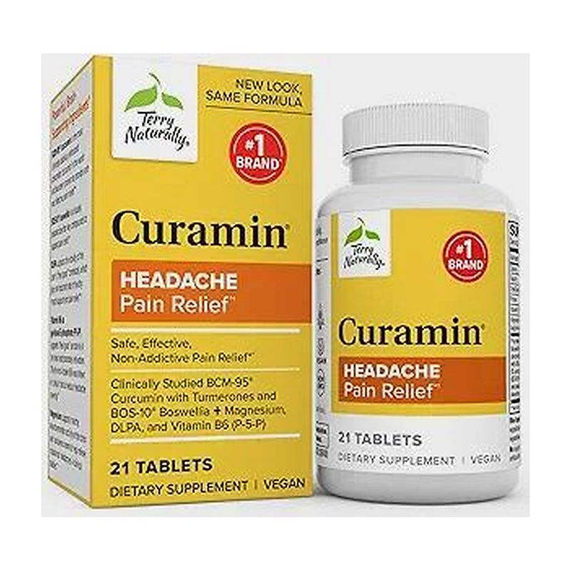 Terry Naturally , Terry Naturally Curamin Headache - 21 Tablets Terry Naturally , Terry Naturally Curamin Headache - 21 Tablets