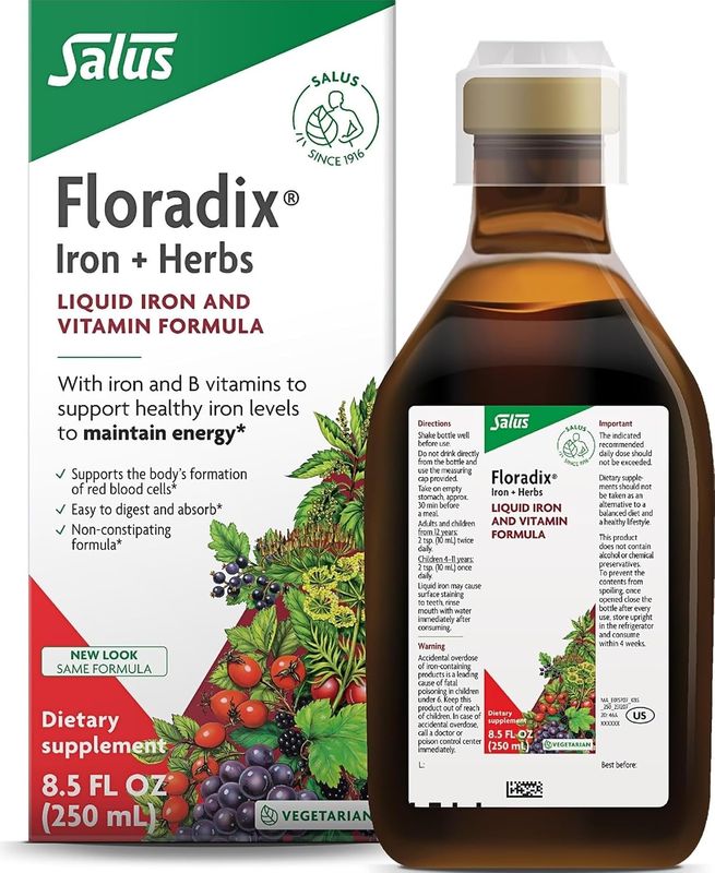Gaia Herbs, Floradix Iron + Herbs 8.5 Fl oz