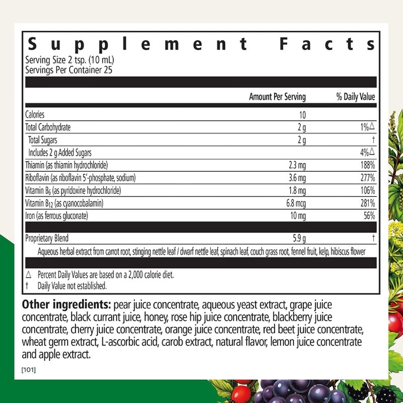 Gaia Herbs, Floradix Iron + Herbs 8.5 Fl oz