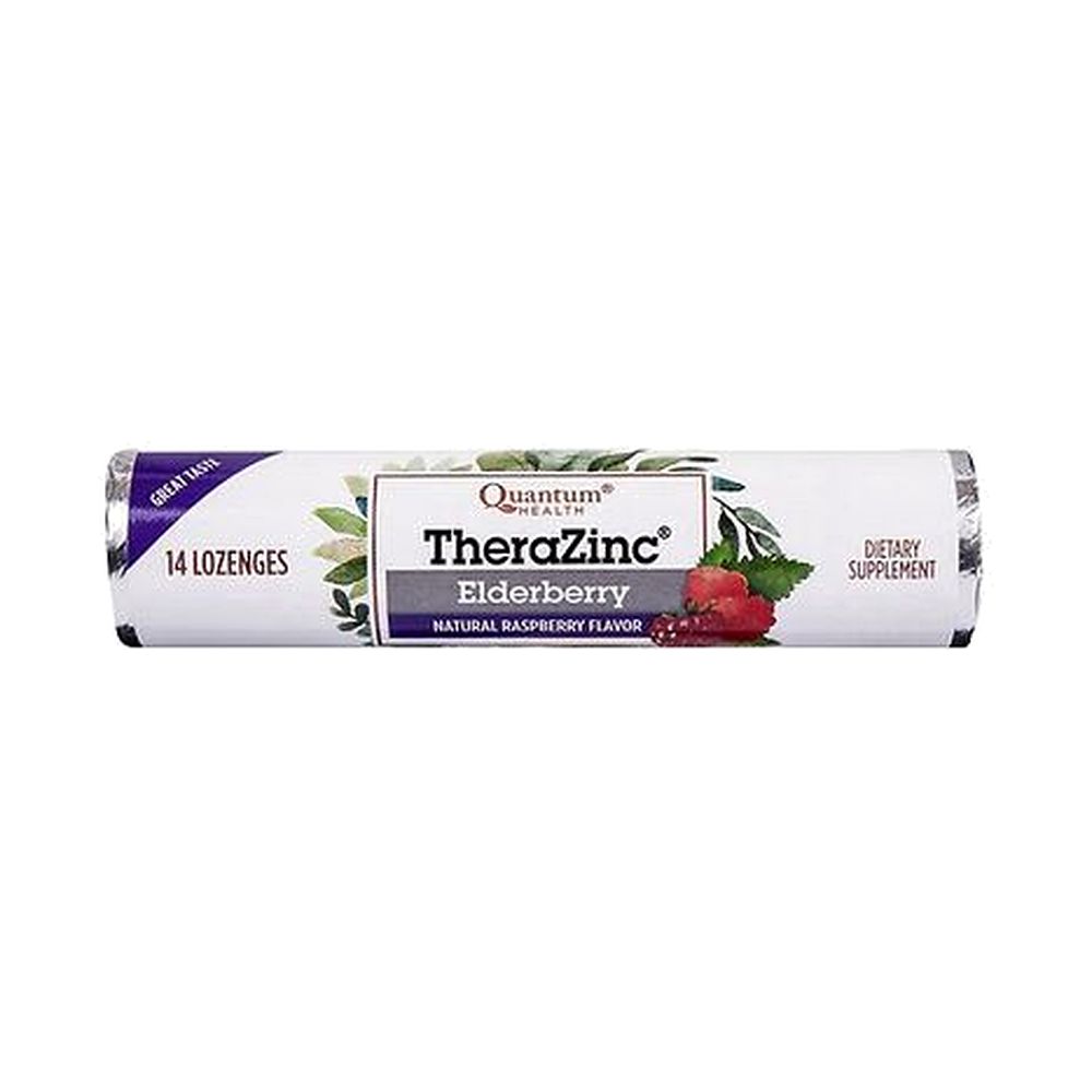 Quantum, Therazinc Elderberry Rasberry 14 Lozenges Quantum, Therazinc Elderberry Rasberry 14 Lozenges