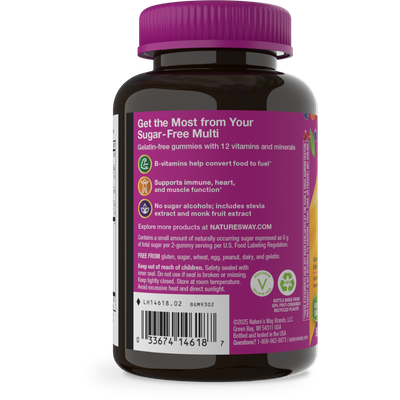 Natures Way, Alive Women's Gummy Multivitamin Zero Sugar 50 Ct.