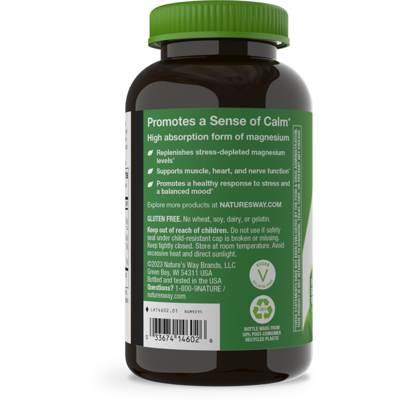 Natures Way, Magnesium Gummies Mixed Berry 90 Ct.
