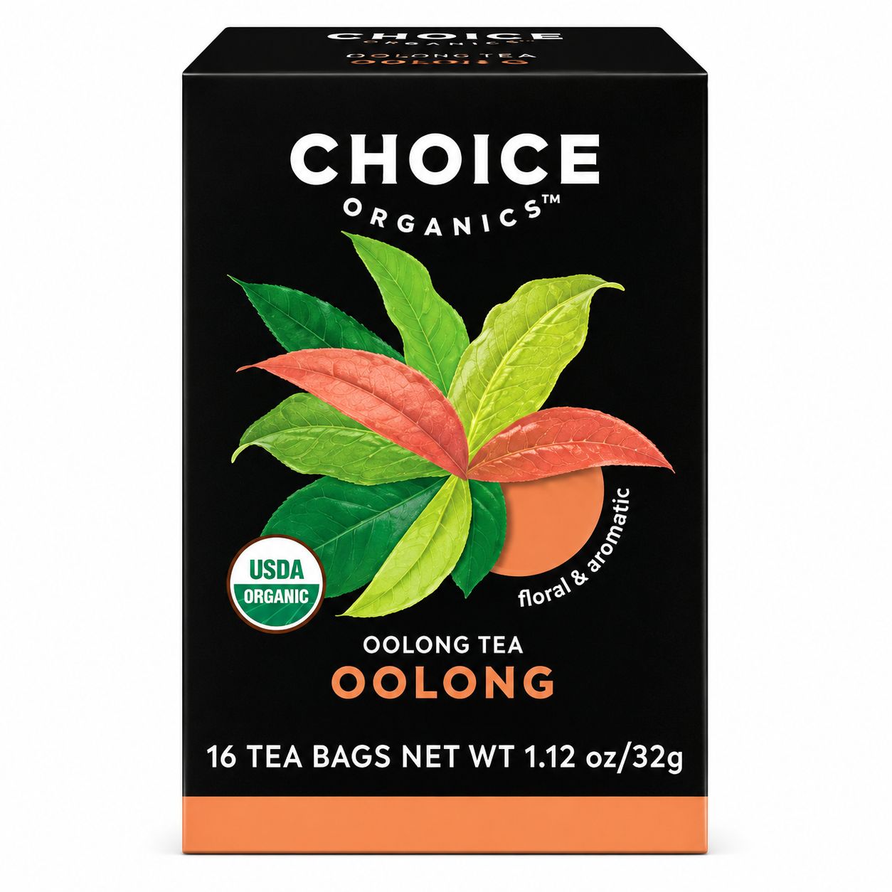 CHOICE ORGANIC TEA, Oolong Tea 16 Tea Bags CHOICE ORGANIC TEA, Oolong Tea 16 Tea Bags