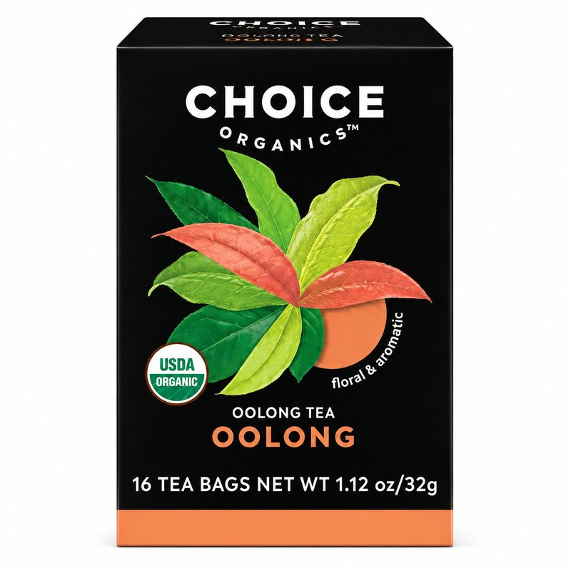CHOICE ORGANIC TEA, Oolong Tea 16 Tea Bags