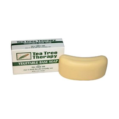 Tea Tree Therapy, Vegetable Soap Bar With Tea Tree 3.9Oz