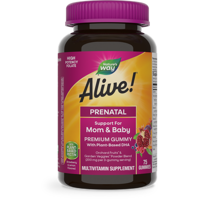 Natures Way, Alive Prenatal Multivitamin Gummies 75 Ct. Natures Way, Alive Prenatal Multivitamin Gummies 75 Ct.
