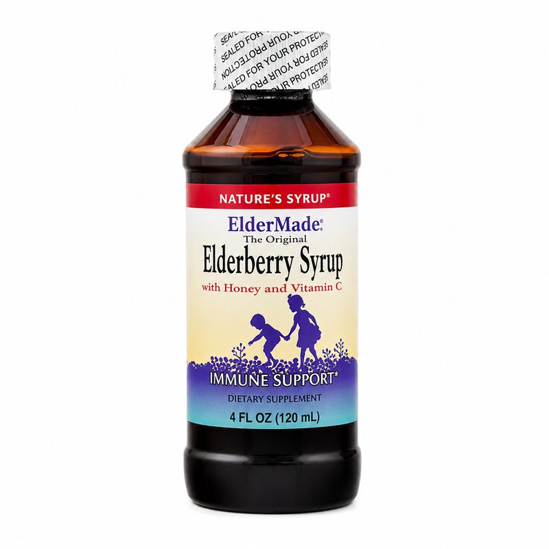Herbs For Kids, Eldertussin Sugar Free Elderberry Syrup 4 oz Herbs For Kids, Eldertussin Sugar Free Elderberry Syrup 4 oz